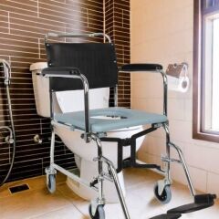 TAGESAN TUVALET SANDALYE Klozetli Banyo Tekerlekli Sandalyesi WC SANDALYE