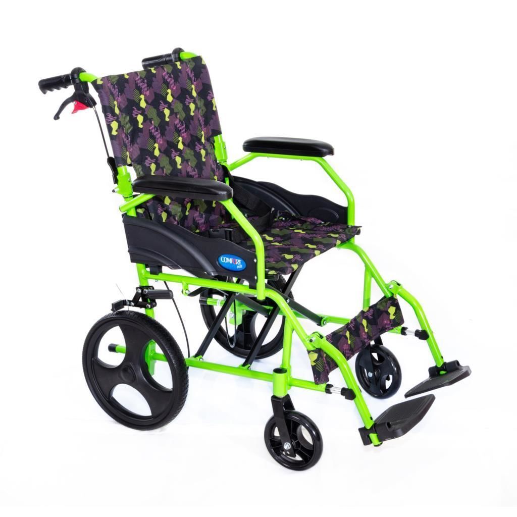 Comfort Plus KY863LAJ-A12 Alüminyum Transfer Özellikli Tekerlekli Sandalye Green