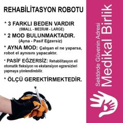 Syrebo Yetişkinler İçin El Rehabilitasyon Robotu C10 Sol Eldiven