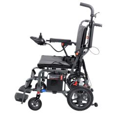 Comfort Plus DY01102 Portatif Lityum Pilli Akülü Tekerlekli Sandalye Baş Destekli Sırt Yatar