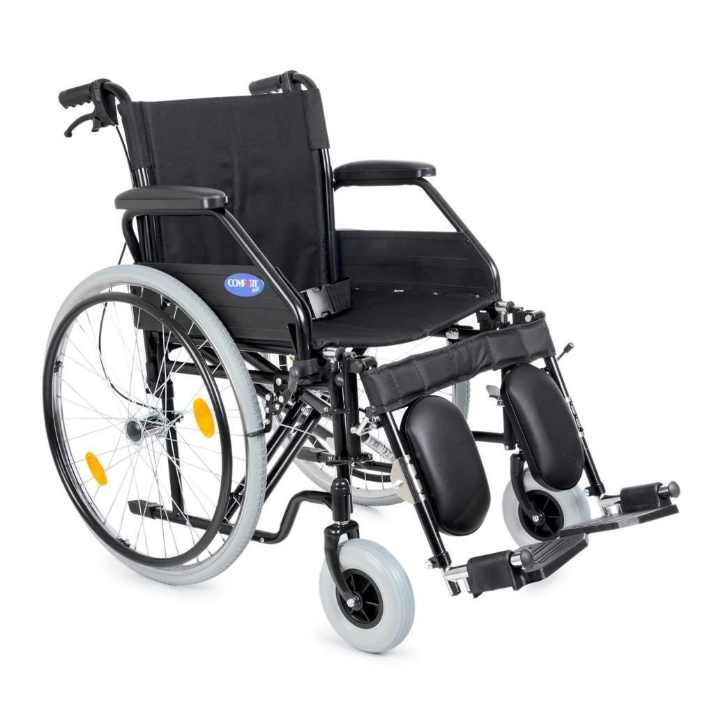 Comfort Plus DM-303 Standart Manuel Tekerlekli Sandalye Özellikli Baldır Destekli 50 Cm