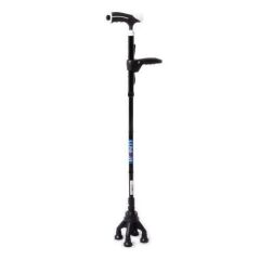 Comfort Plus KY922 4 Ayaklı Yeni Nesil Lux Katlanır Baston Lambalı