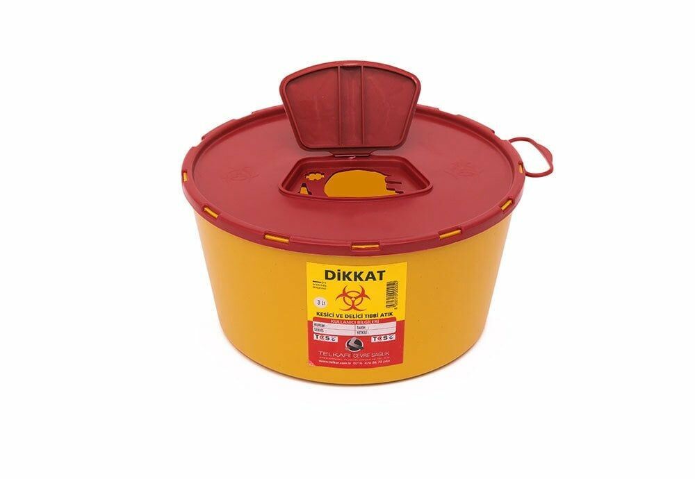 3 Litre Tıbbi Atık Kutusu