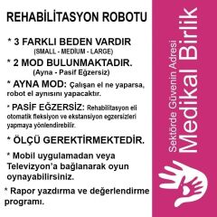 C12 Çift Eldiven Syrebo Oyunlu El Rehabilitasyon Robotu