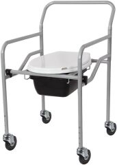 TAGESAN Katlanır Tekerlekli Banyo Tuvalet Sandalyesi
